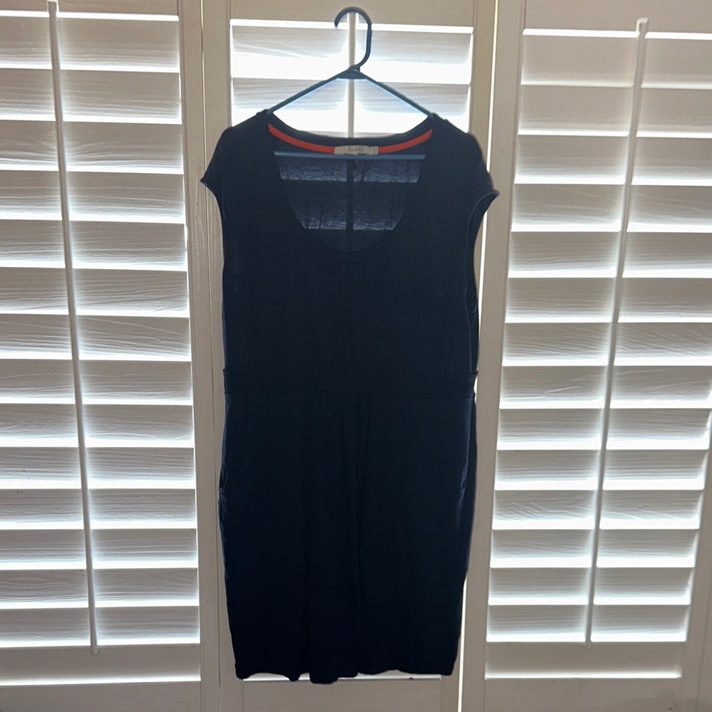 Boden Black Midi Dress